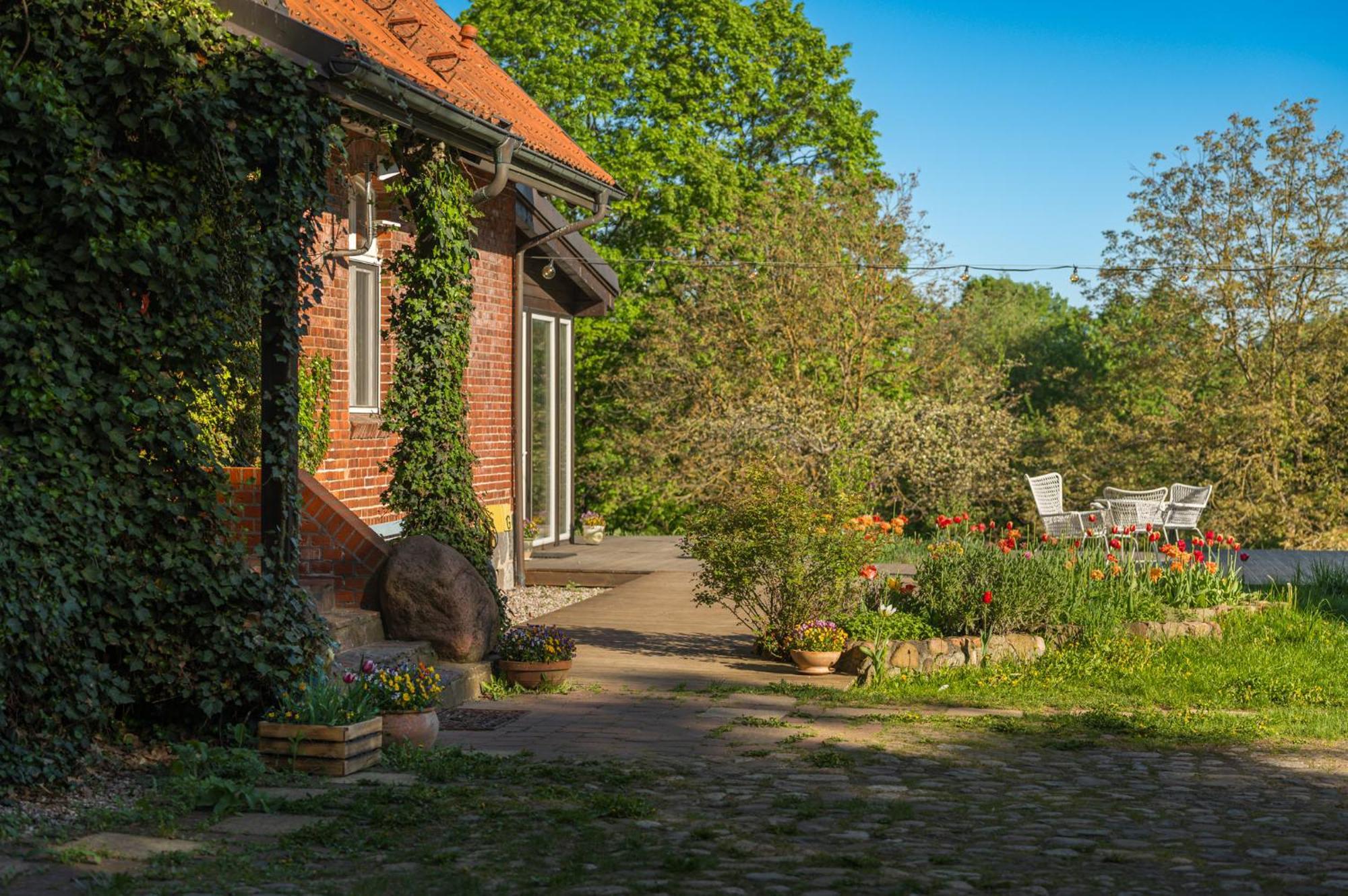 Dom Goscinny Stara Szkola Wysoka Wies Exterior photo